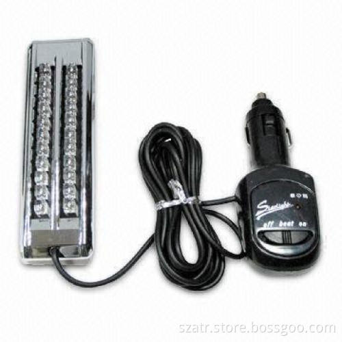 Music Control Music Light, Made of Ultra Bright Guadrate LED, Chromatic, White and Blue